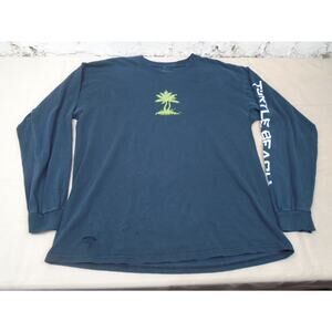 Vintage Y2K Turtle Beach Gaming T shirt Distressed Black Xbox 360 Call of Duty L